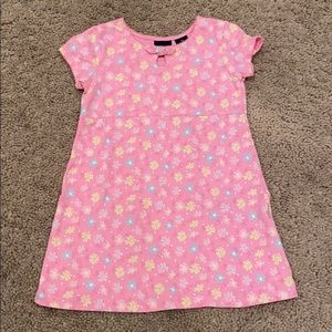 Vintage pink flower dress